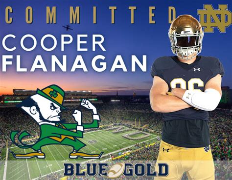 Four Star Te Cooper Flanagan Commits To Notre Dame Football