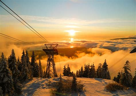 Grouse Mountain Sunset On 500px Grouse Mountain Vancouver