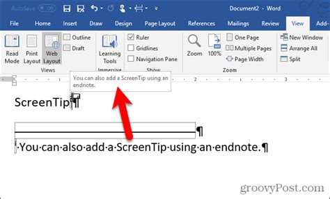 How To Work With Screentips In Microsoft Word Revinews