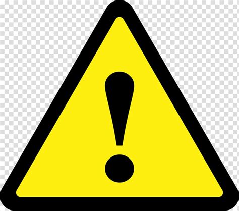 Caution Logo Warning Sign Symbol Yellow Triangle Transparent