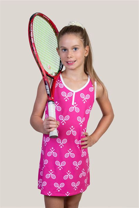 Smash It Tennis Dress For Kids Tennis Clothing For Girls Etsy