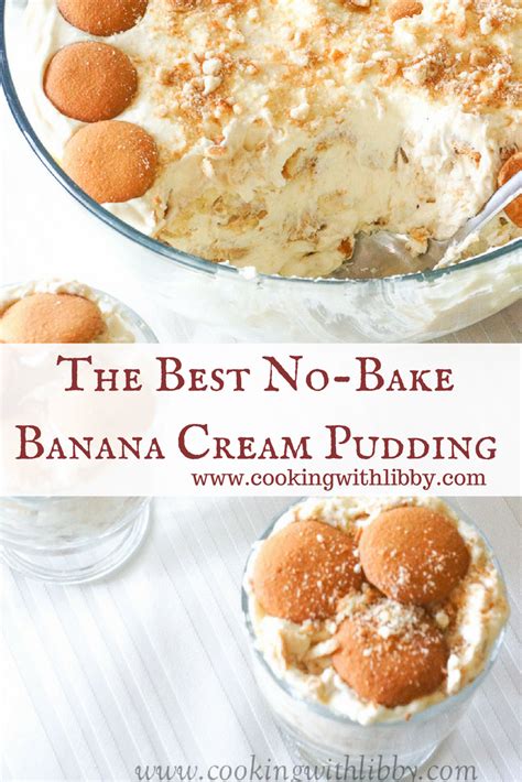 No Bake Banana Cream Pudding Recipe Easy Banana Pudding Banana