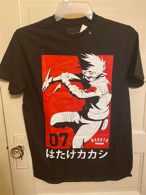 New Mens Naruto Kakashi T Shirt T Shirt Kakashi Naruto