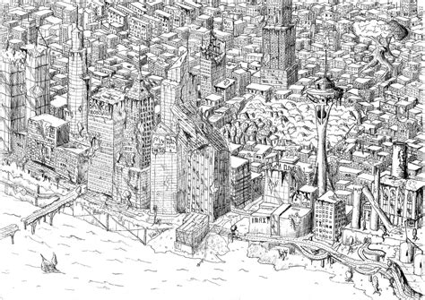 An Abandoned City By Fafelot On Deviantart