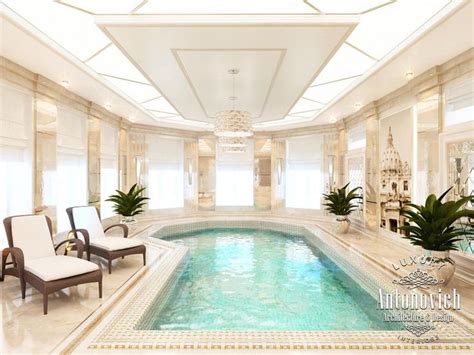 Villa Interior Design In Dubai Beautiful Villa Photo 61 Indoor Pool