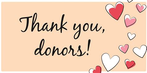Thank You Quotes For Donors Inspiration