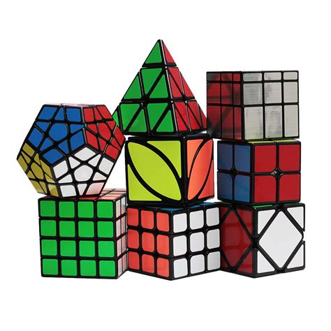 Kidspark 4 Pack Rainbow Magic Ball 3d Puzzle Ball Speed Cube Rubix Cube