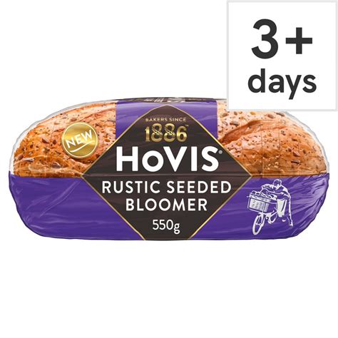 Hovis 1886 Rustic Bloomer Seeded 550g Tesco Groceries