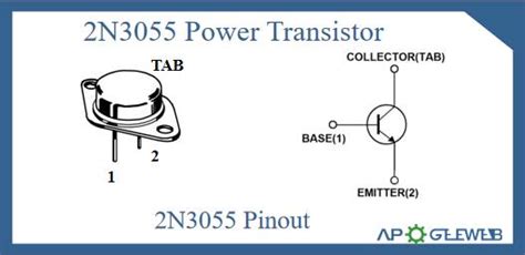 2n3055 Power Transistor Pinout Equivalent Datasheet Video
