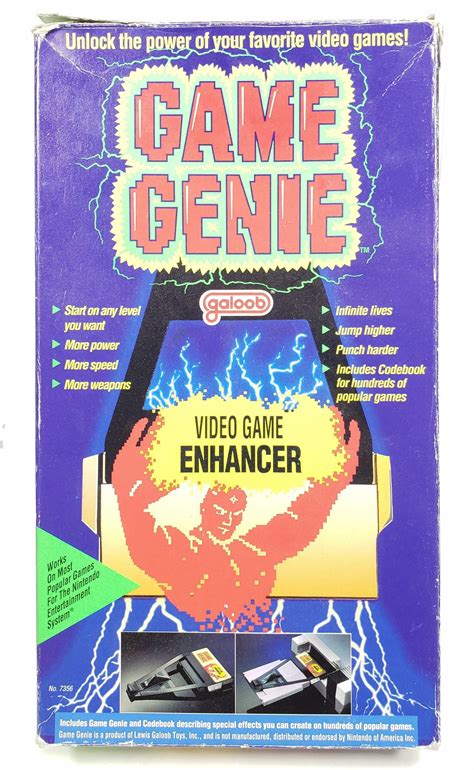 Lot Galoob Nintendo Game Genie And Original Box