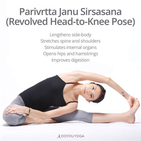 With So Many Benefits Revolved Head To Knee Pose Is An Excellent