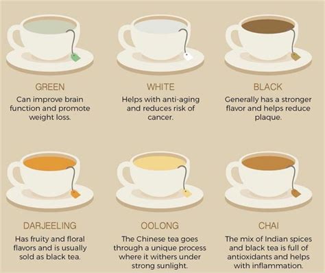 Types Of Tea And Their Health Benefits Going In Trends