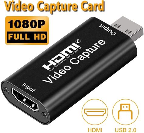 Digitnow Audio Video Capture Cards 1080p Hdmi To Usb 2 0 Record To Dslr Camcorder Action Cam
