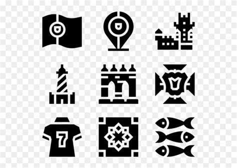 The portuguese coat of arms was invented at the same time as the country's official flag. Portugal - Emblem, HD Png Download - 600x564(#4209283 ...