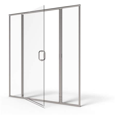 Infinity Semi Frameless 1 4 Inch Glass Panel Swing Door Panel Shower Door Basco Shower Doors