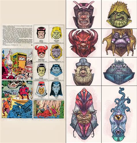The changing people, dubbed the deviants by the eternals, are a fictional race of humanoids appearing in american comic books published by marvel comics. The DOODLES, DESIGNS, and aRT of CHRISTOPHER BURDETT ...