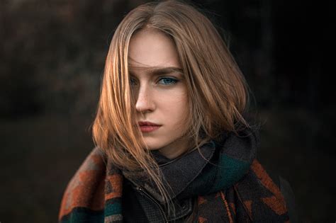 2000x1333 Girl Face Blue Eyes Model Woman Blonde Wallpaper
