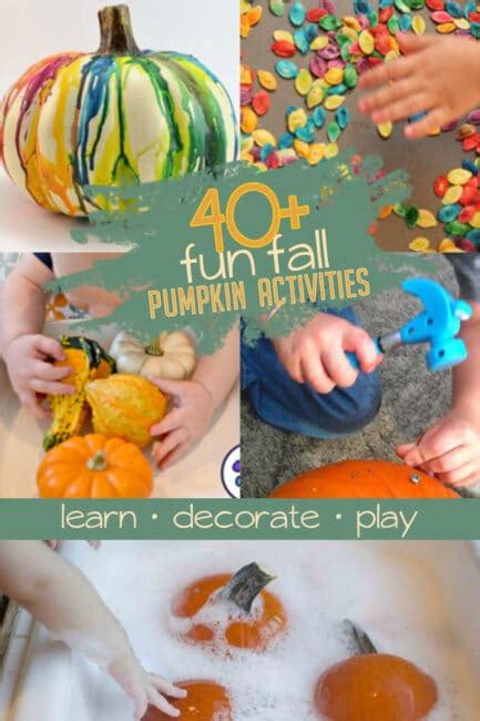 40 Fun And Easy Fall Pumpkin Activities For Kids Hands On As We Grow