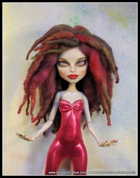 Monster Doll Wig High Fashion Dreadlock Wool Dreds Ooak Custom Etsy