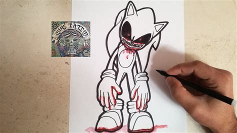 Draw, COMO DIBUJAR A SONIC.EXE. how to draw sonic.exe. SONIC.EXE, COMO