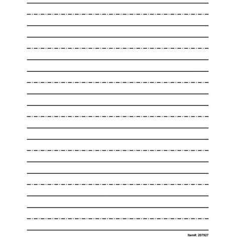 Top 1 Kindergarten Writing Paper With Lines For Abc Kids Handwriting