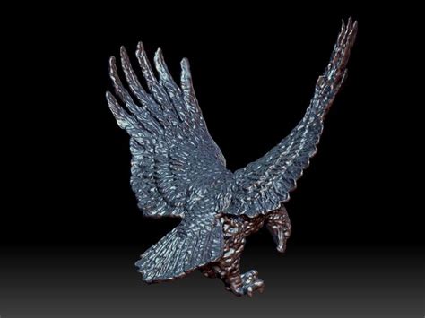 Eagle Sculpture 3d Model 3d Printable Obj