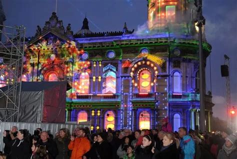 Stunning Made In Hull Light Show Launches City Of Culture 2017 Hull Live