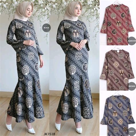 32 Model Baju Batik Wanita Hijab Terbaru Info Top