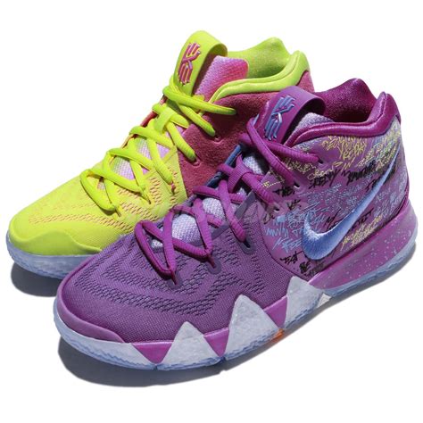 Nike Kyrie 4 Ep Gs Confetti Multi Color Purple Green Limited Rare Aa2897 900 Ebay