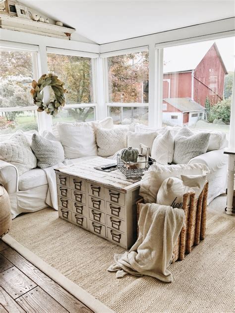 Family room room decor living room remodel home family living rooms farm house living room living room designs modern room open kitchen and living room. 10 Gorgeous Farmhouse Living Rooms - Hallstrom Home