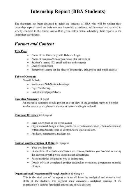 Apart from that, we'll also share some basic tips when it comes to. Internship report format