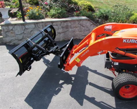 Compact Tractor Snow Blades Snow Plows Earth And Turf Attachments