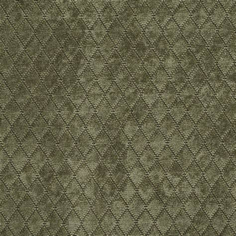 Meadow Dark Green Diamond Chenille Upholstery Fabric