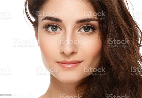 Photo Libre De Droit De Beautiful Face Of Young Woman With Perfect Skin