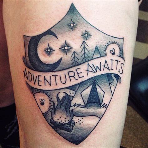 Adventure Awaits Tattoo 😍 Tattoos Clever Tattoos Travel Tattoo