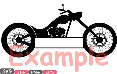 Eps Cut Files For Silhouette Dxf Files For Cricut Motorcycle Outline