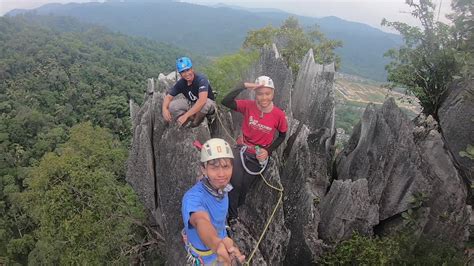 Multi Pitch Climbing Bukit Takun Malaysia Youtube
