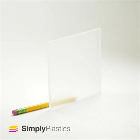 Perspex Frosted Clear Acrylic Plastic Sheet Panel A5 A4 A3 A2 A1