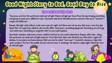 Bedtime Stories For Kids Good Night Short Stories