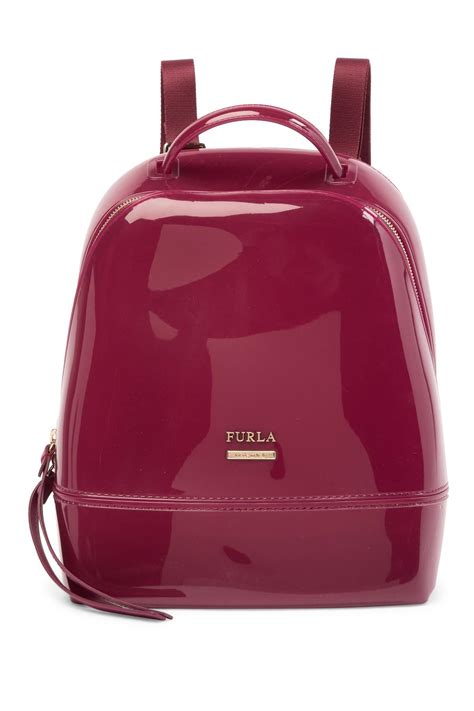 Furla Candy Mini Jelly Backpack In Red Lyst
