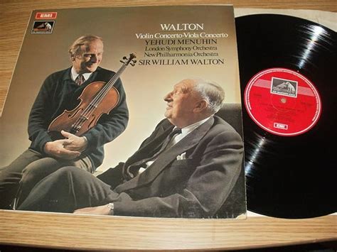 Asd 2542 Walton Violin Concerto Viola Concerto Yehudi Menuhin
