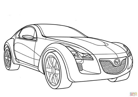 90 Mazda Miata Coloring Pages Coloring Pages