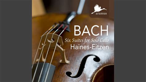 Js Bach Cello Suite No 5 In C Minor Bwv 1011 I Prélude Youtube