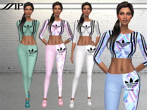 The Sims Resource Mp Adidas Mesh Fitting Outfit