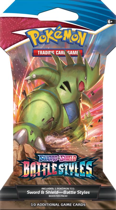 Pokemon Sword And Shield Battle Styles Blister Pack Tyranitar Art