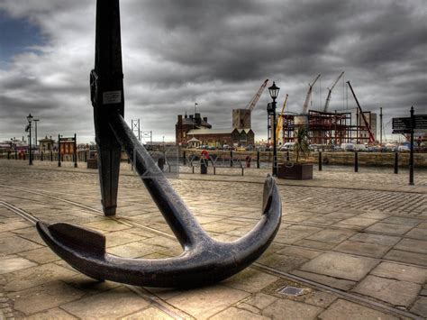 Hdr Image Of A Very Large Ships Anchor By Illu Vectors And Illustrations