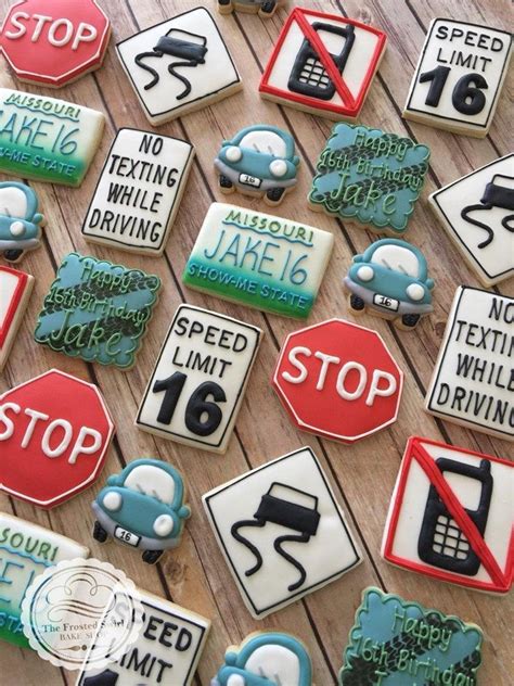 What's his favorite day of the year? 16th Birthday Cookie Ideas | Boy 16th birthday, Boys 16th ...