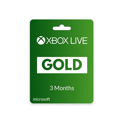 Microsoft Xbox Live Gold Membership 3 Months Dubai Uae