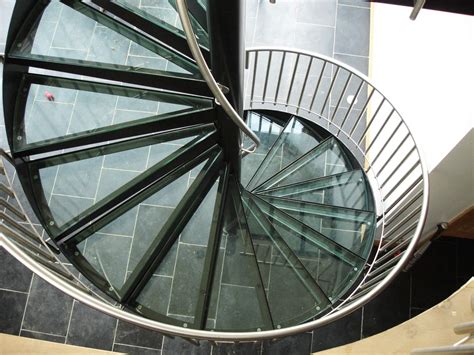 Bespoke Spiral Staircase Essex A Glass Tread Spiral Stair