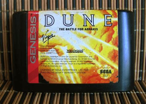 Dune The Battle For Arrakis Sega Genesis Rts Westwood Mercadolibre